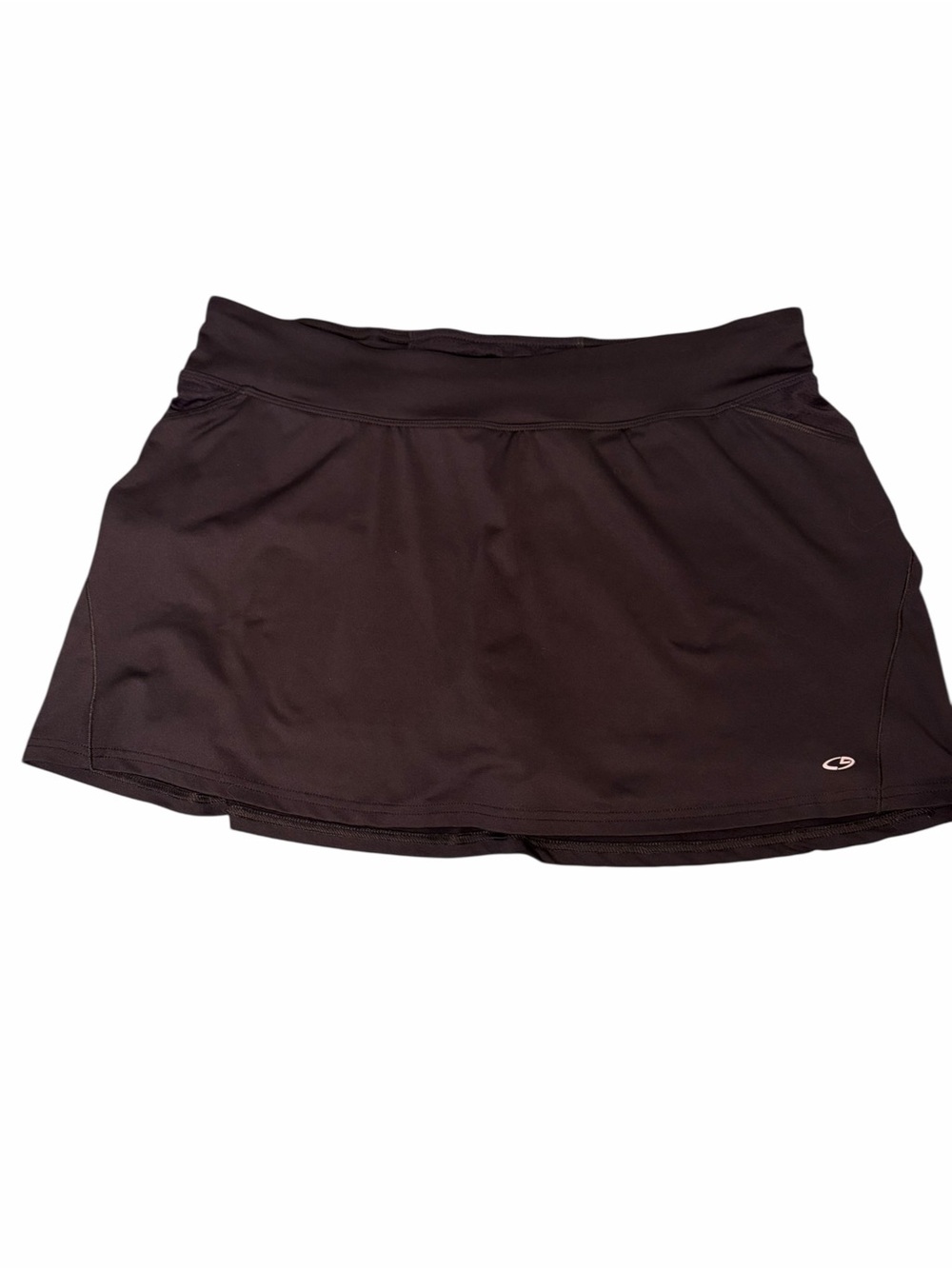Champion Black Athletic Skort Skirt with Built In Shorts Size XL